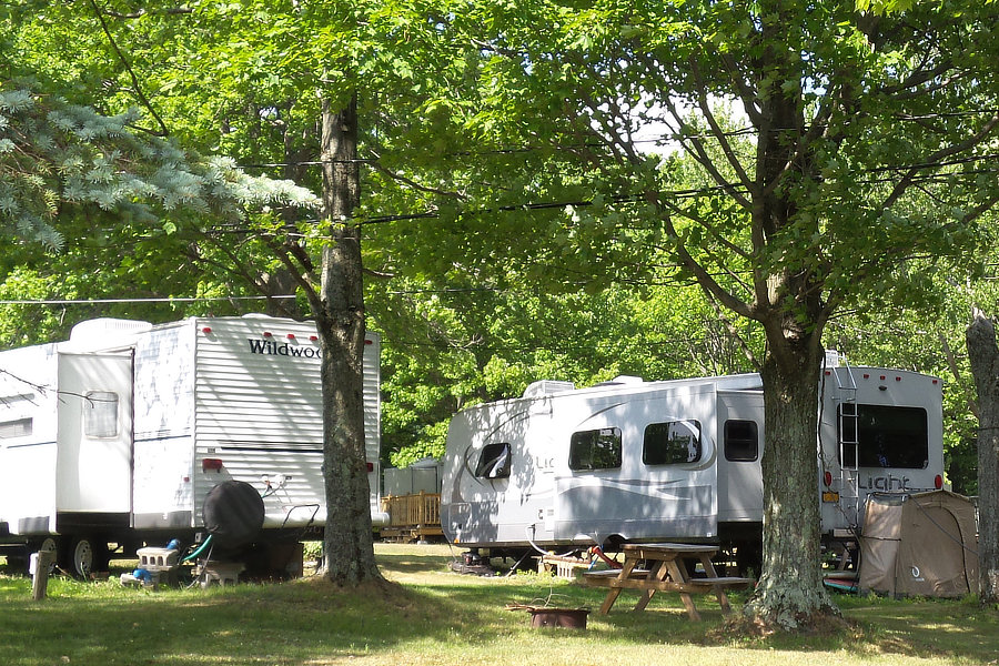 Shaded RV Sites at Belden Hill Campground