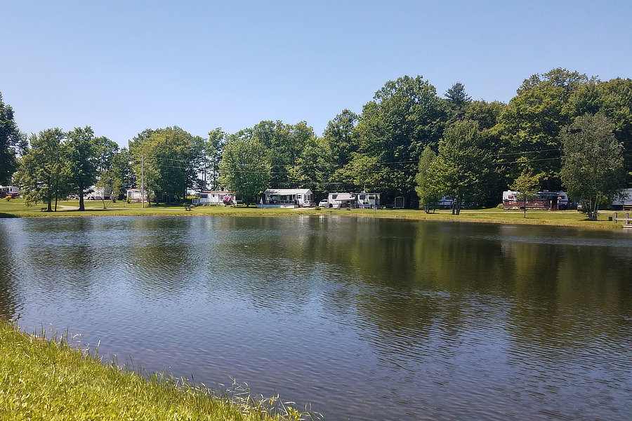 Sites Across the Lake at Belden Hill Campground