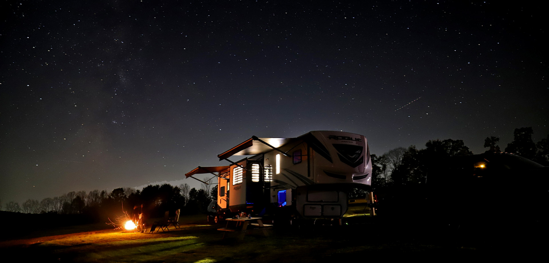 Starry skies at Belden Hill Campground
